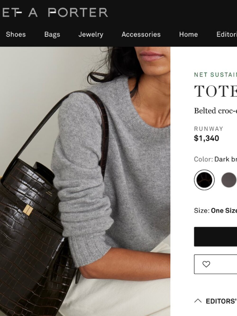 Toteme Belted Bucket Bag